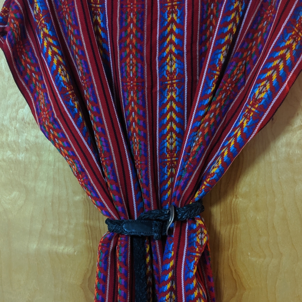 Red Huipil Dress as seen on Frida Kahlo